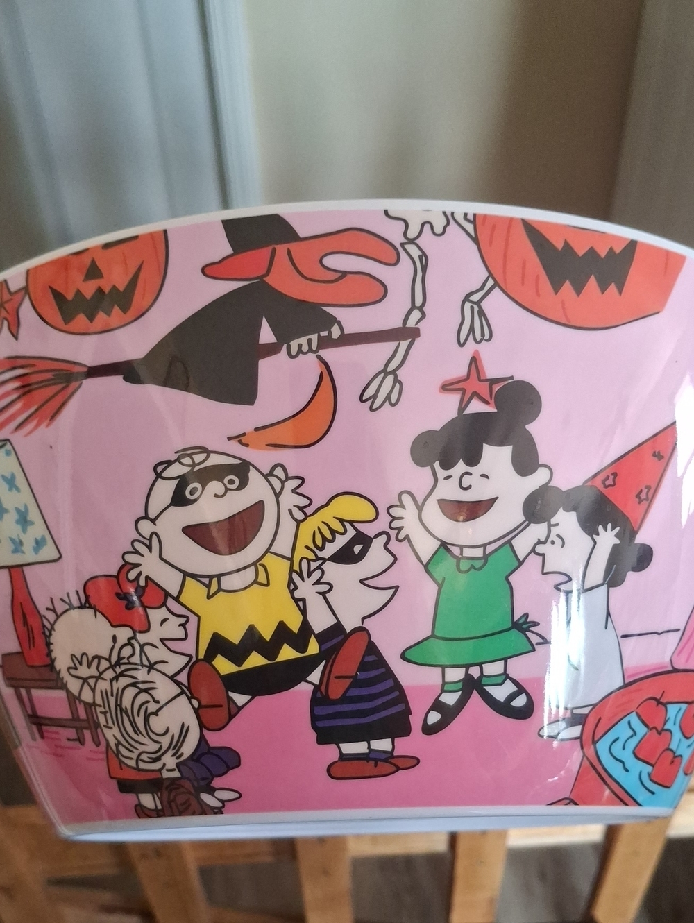 Peanuts Kids Halloween Pink Candy Bowl